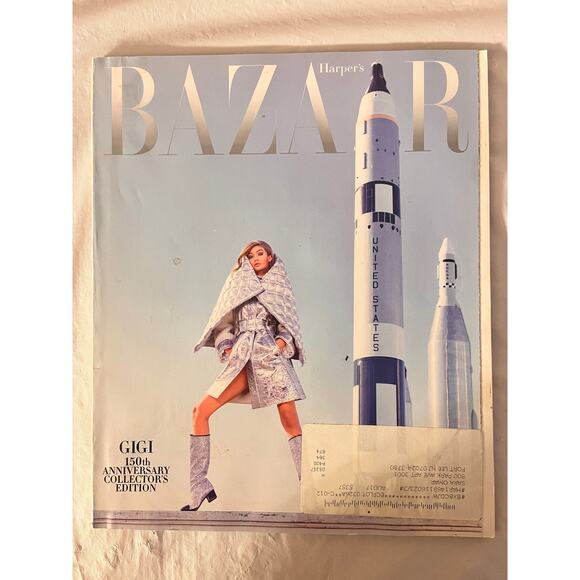 Bazaar Magazine June/July 2017 150Th Anniversary Collector's Edition Gigi Hadid - Picture 2 of 13